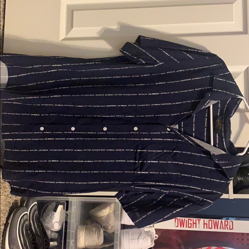 Cotton On Blue Button Down Shirt